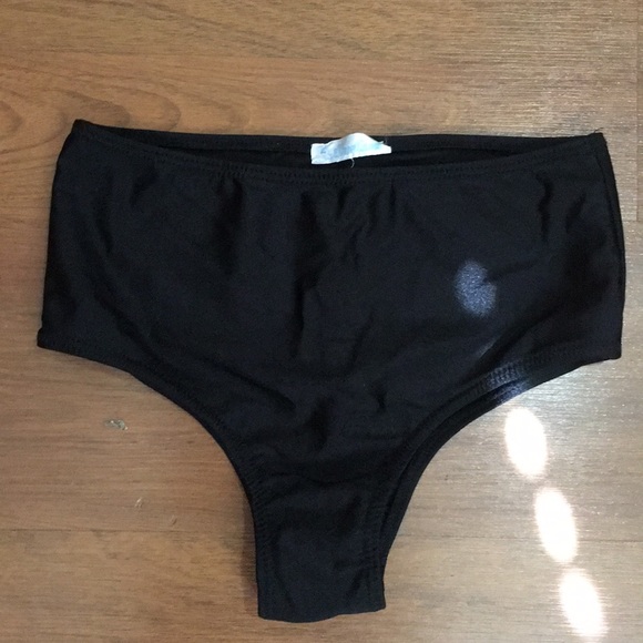 black high waisted rave bottoms